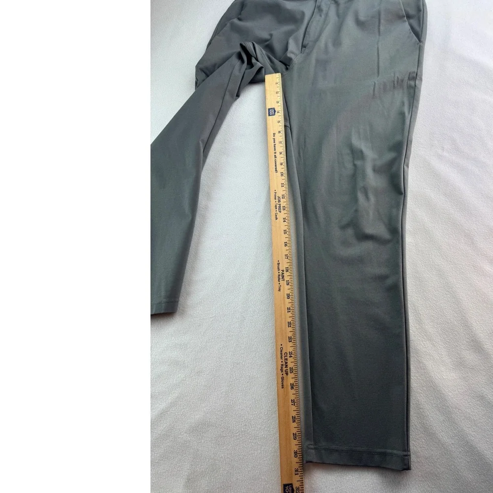BYLT Men's Everyday‎ Pant 2.0 Slim Fit Grey Premium Basics Size 38X30.5